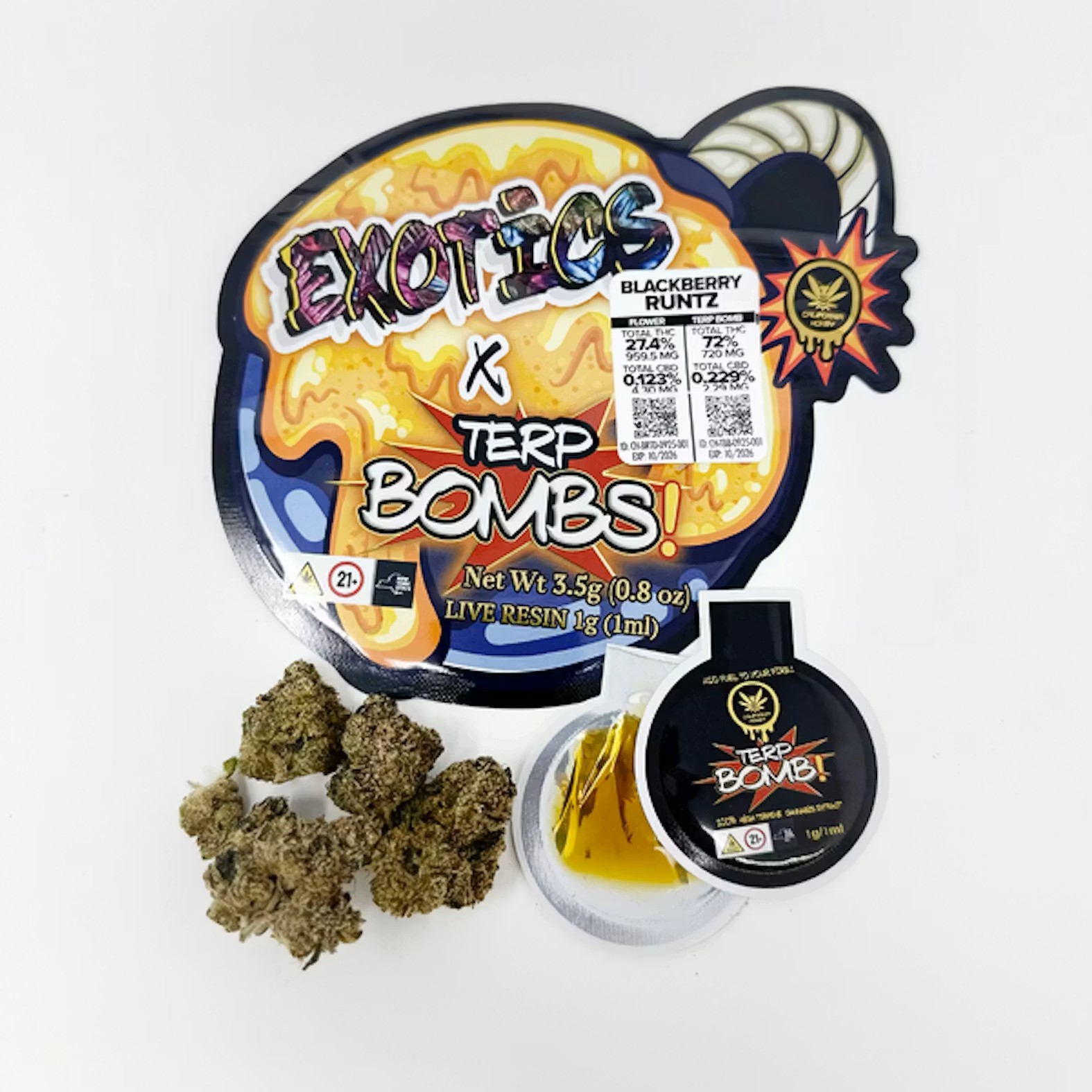 Cali Honey - Blackberry Runtz x Terp Bombs - 3.5g