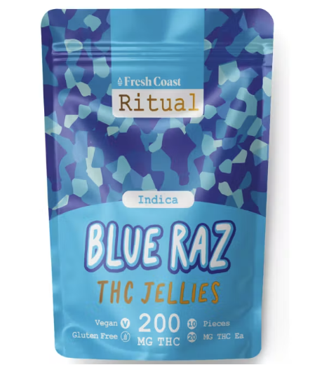 JELLIES | 200MG GUMMIES | BLUE RASPBERRY