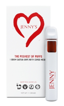 Jenny's | Posh Puff | Super Sour Diesel | 1g Cured Resin AIO