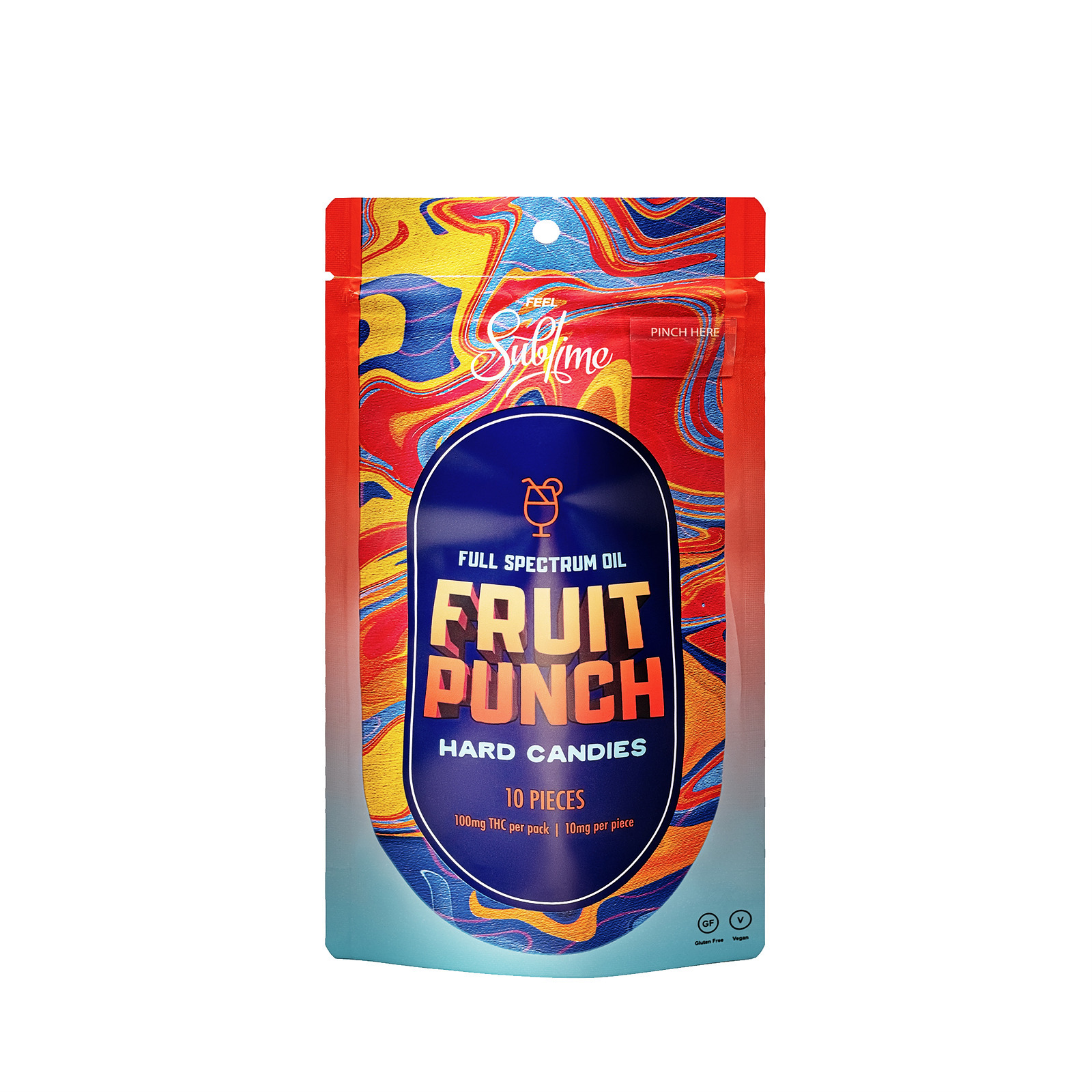 RSO Fruit Punch | Hard Candy | 10 x 10mg