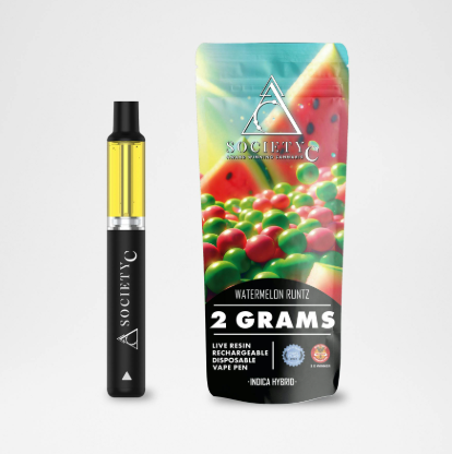 Society C - Watermelon Runtz - Live Resin Disposable