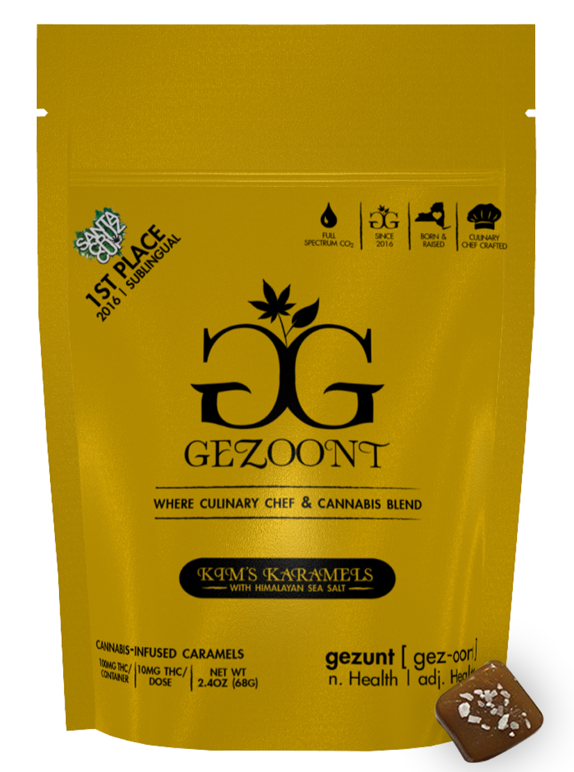 Gezoont - Kims Karamels w/ Himalayan Sea Salt - 100mg 10pk