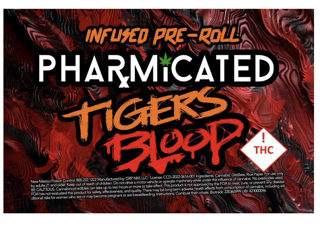 Phd Tigers Blood Indica Infused