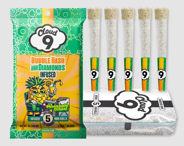 Cloud 9 - Infused Pre-Rolls - Pineapple Diesel