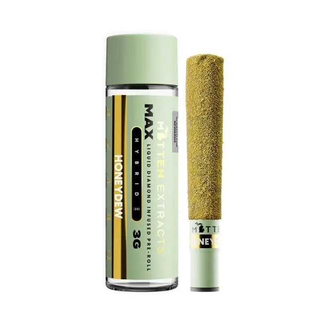 Mitten Extracts 3g MAX Diamond Infused Pre-Roll - Honeydew