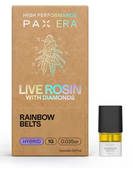 PAX Rainbow Belts Live Rosin + Diamond Pod
