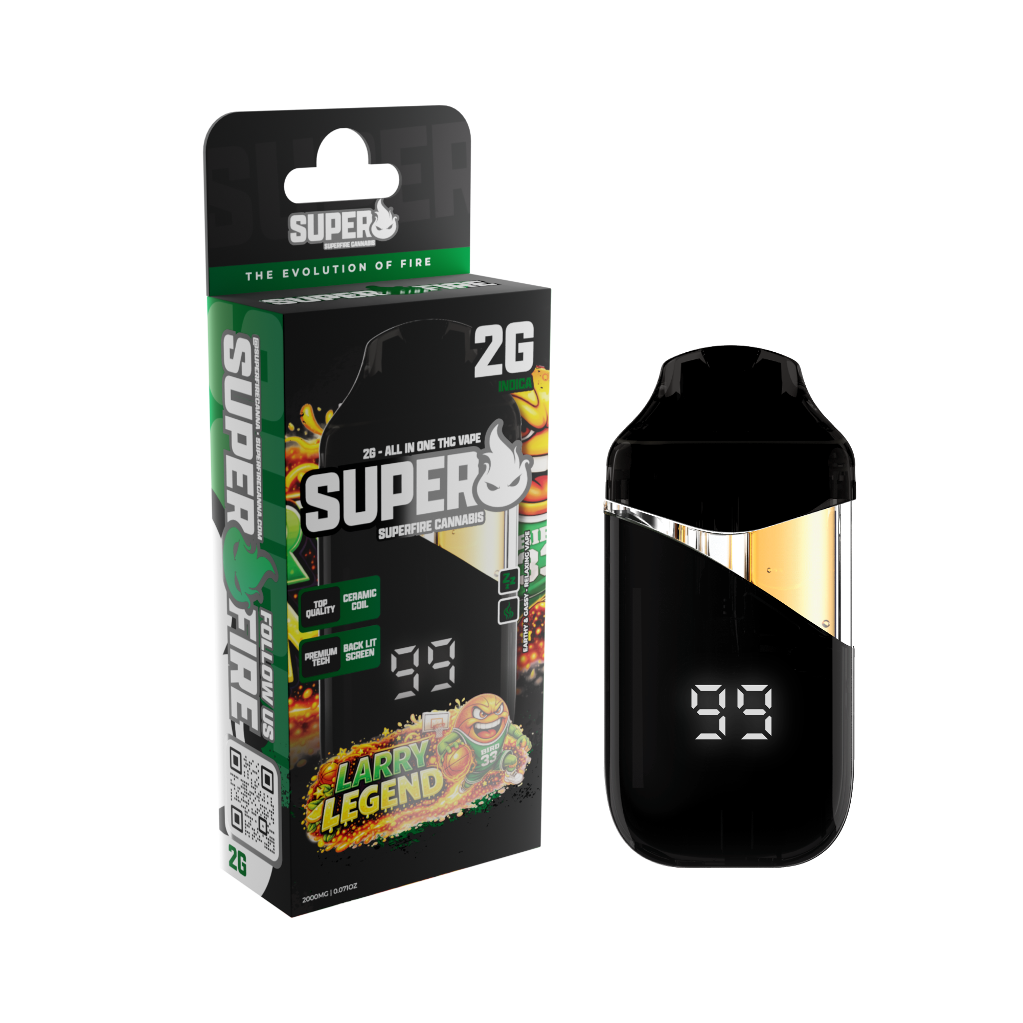 Superfire - 2g Disposable - Larry Legends (I)