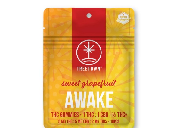 1:1:1/2 Awake | Sweet Grapefruit | 5mg THC x 5mg CBG x 2mg THCv | 5pk | TreeTown