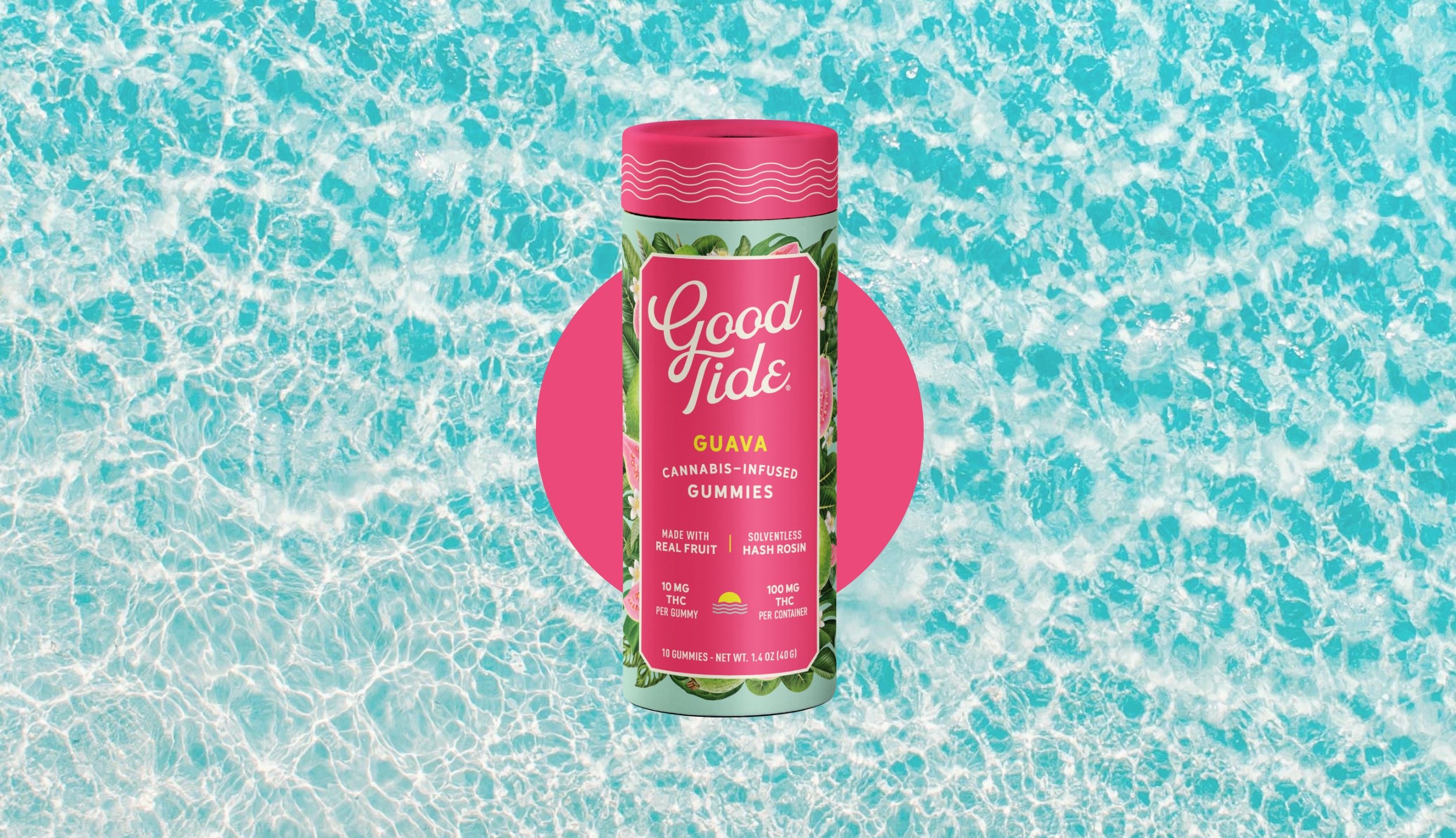 Good Tide 100mg Rosin Gummies]Guava