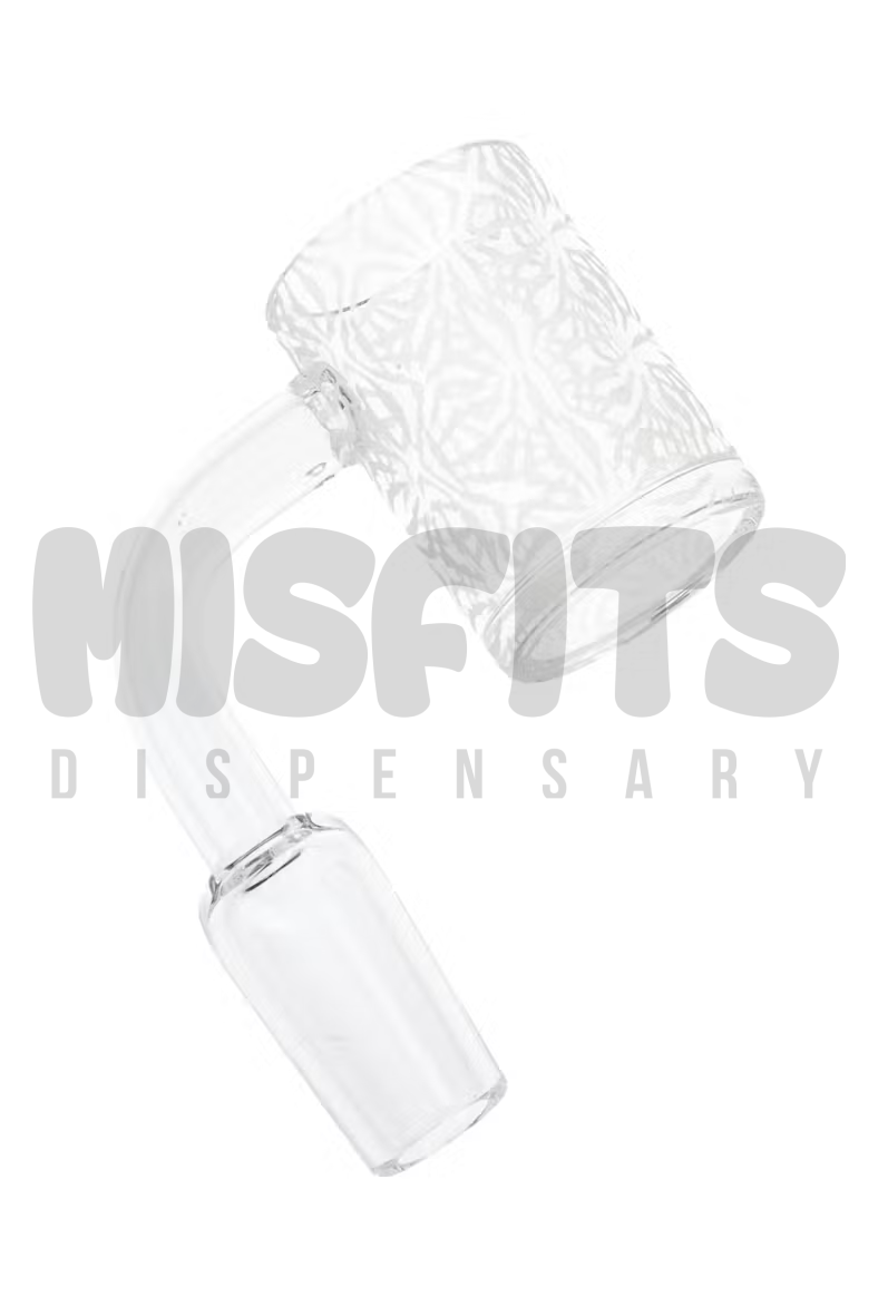 Etched Quartz Bucket Banger | 14mm