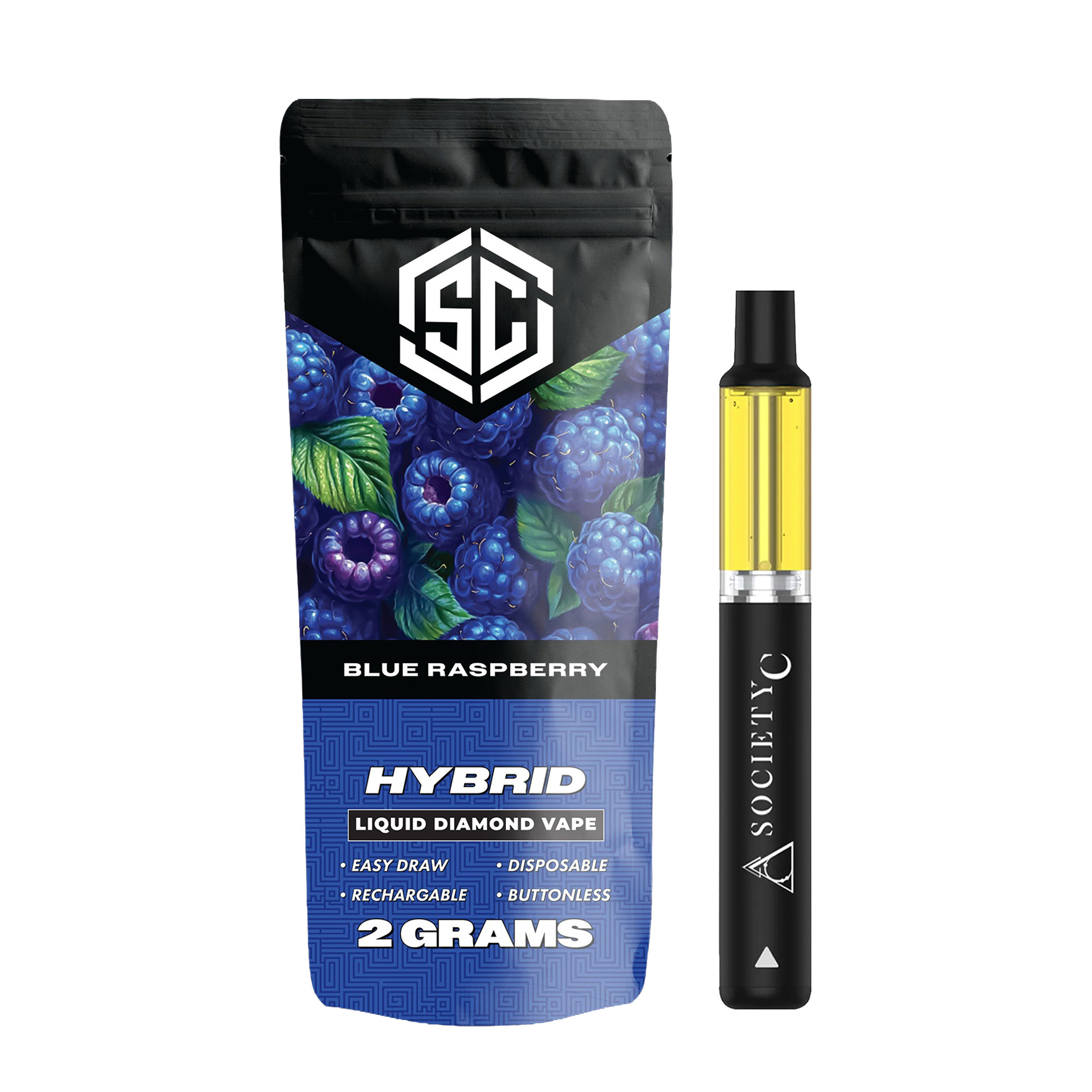 Society C | 2g Disposable Vape | Blue Raspberry