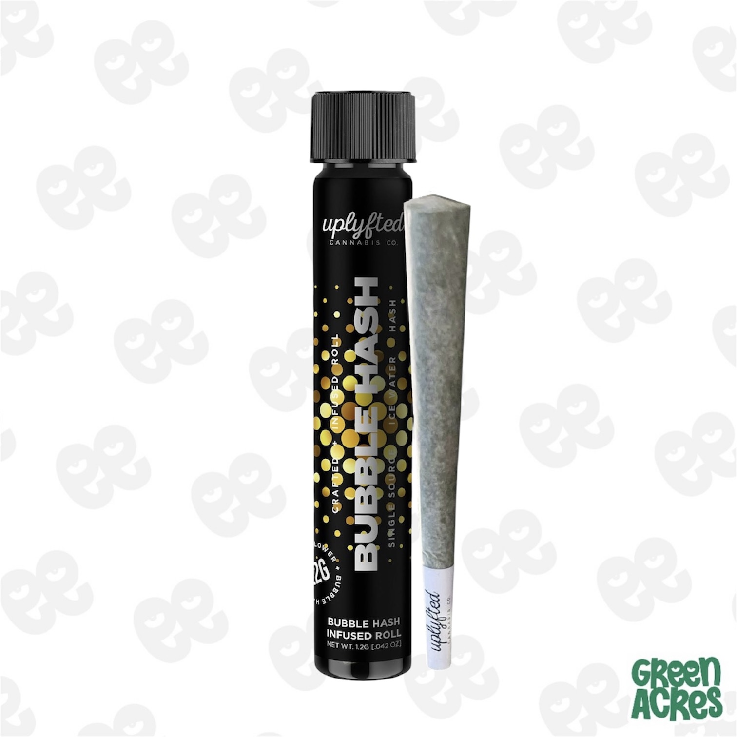 Uplyfted: Grape Gas x Cap Junky 1.2G Bubble Hash Infused PreRoll