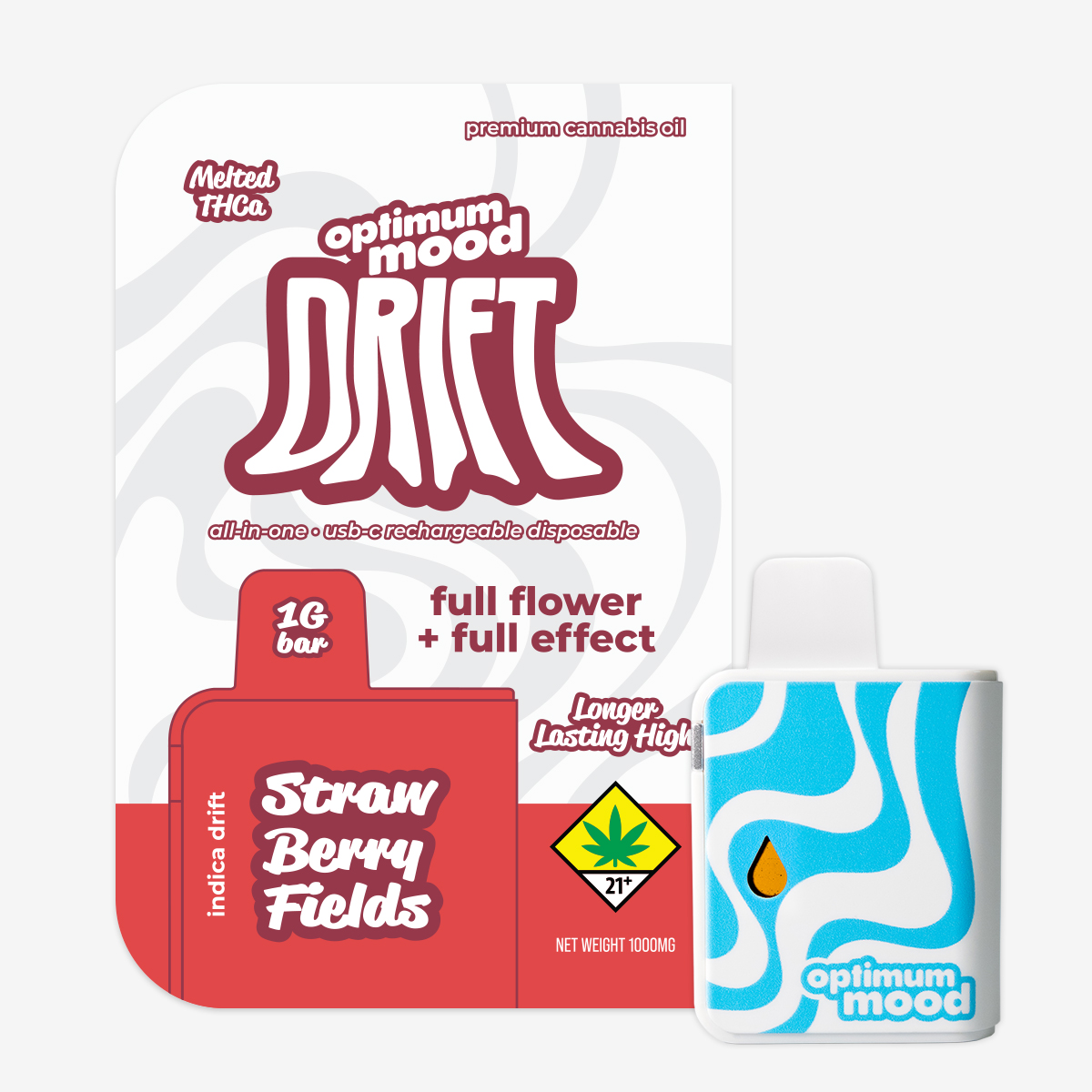 Full Effect Strawberry Fields Disposable