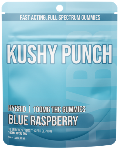Blue Raspberry Hybrid Gummies