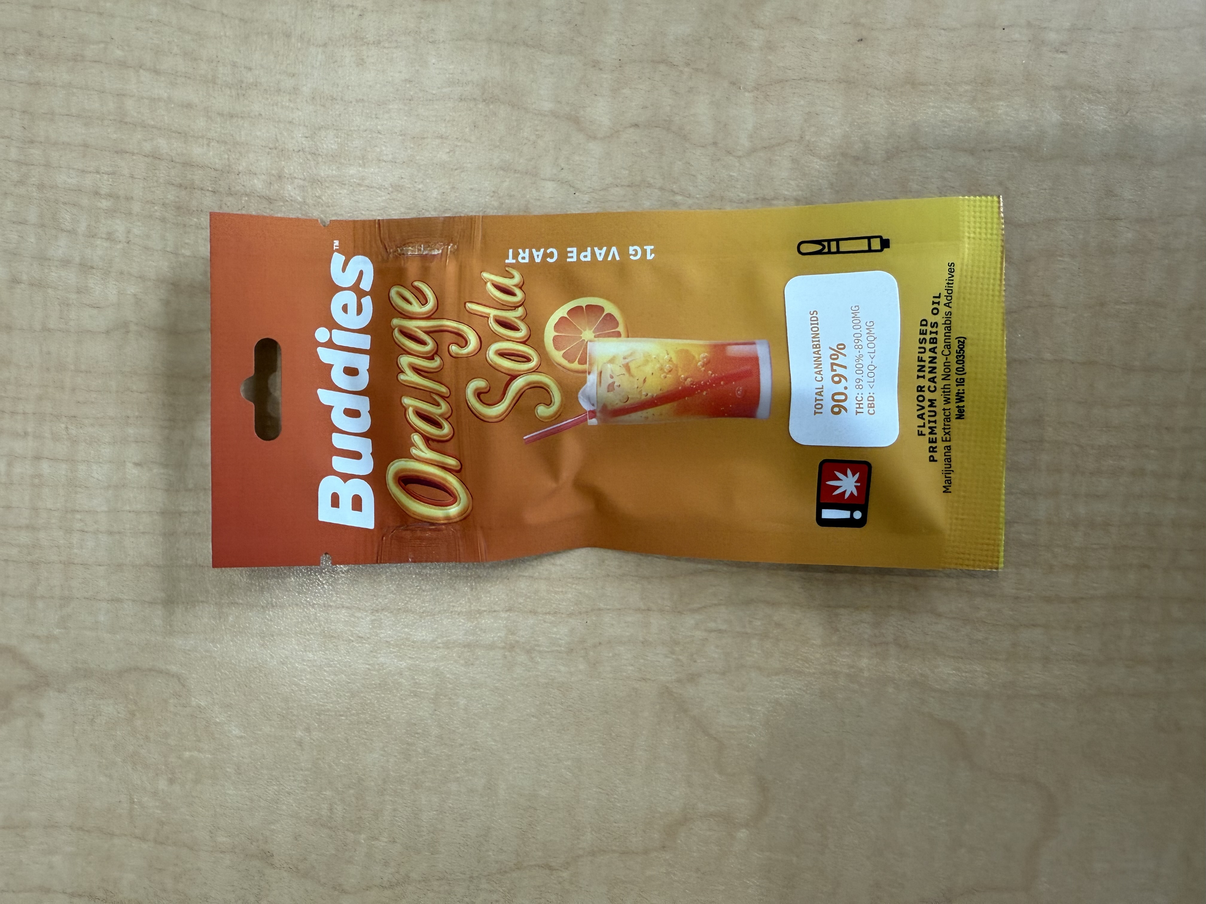 VAPE DISTILLATE - 1G - ORANGE SODA