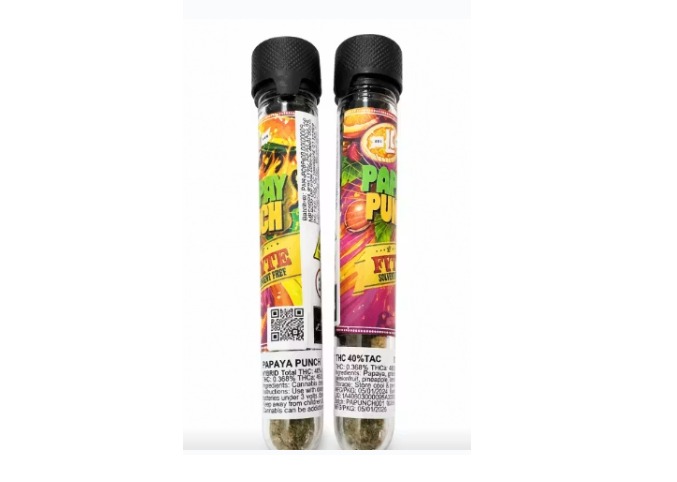Lobo - Papaya Punch Fuerte Diamond Infused Preroll - 1g