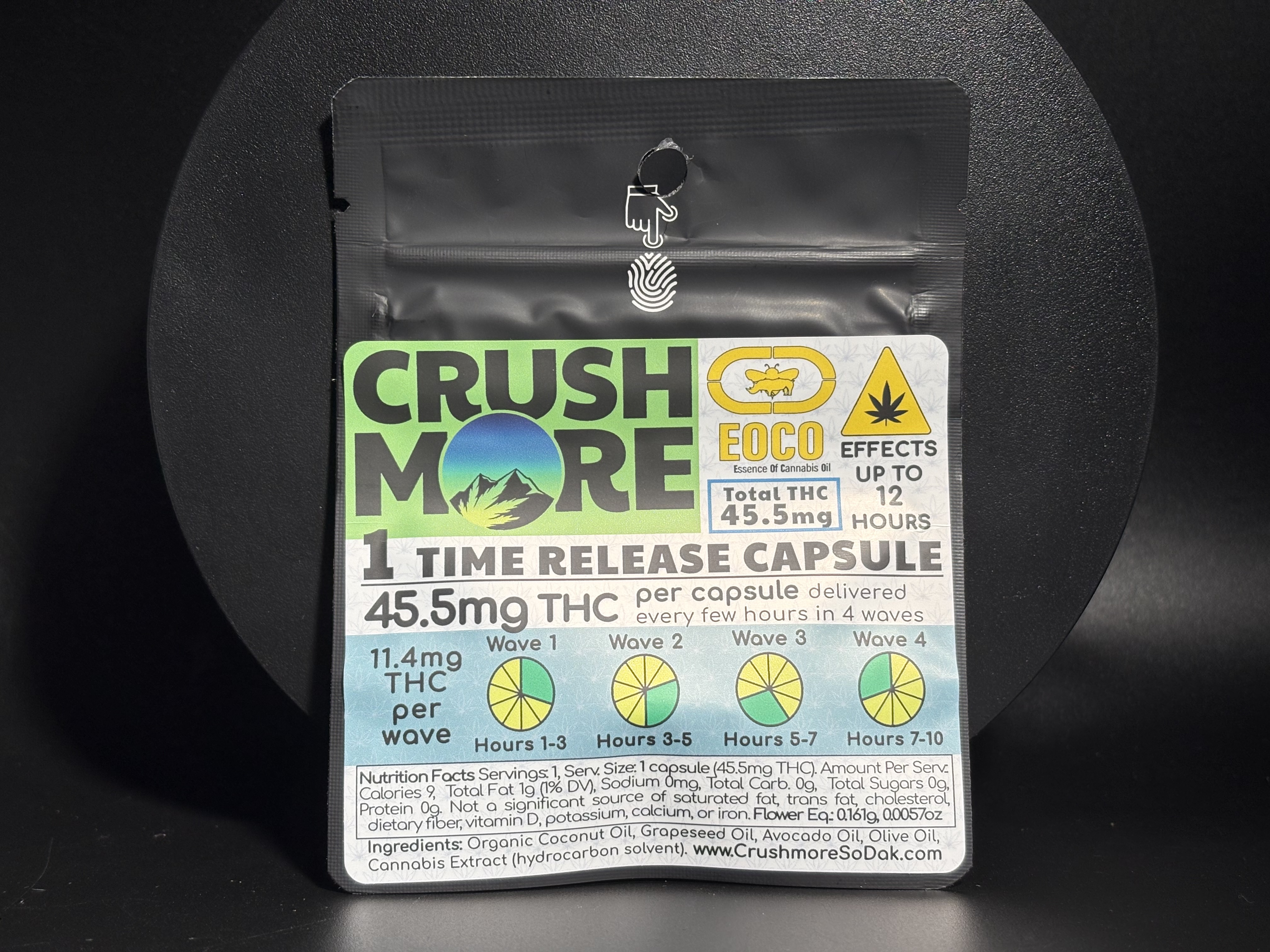 Crushmore - Time Release Capsules - 1 Pack - 45.5 MG - Capsules