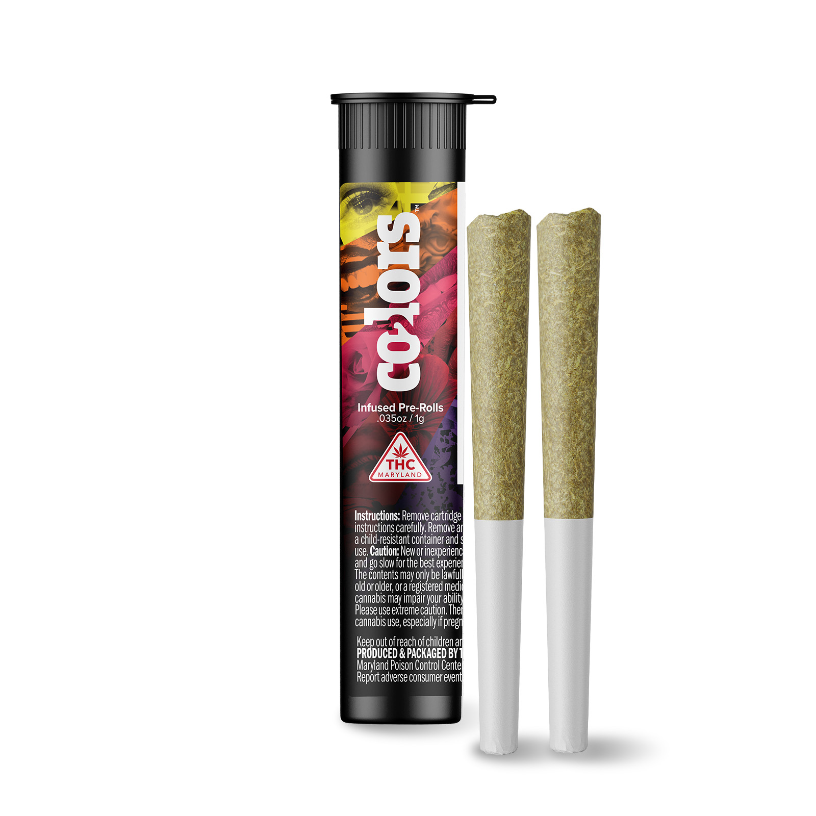 Co2lors Sweet Melon x Smiley Face Infused PRJ | .5g (2ct)
