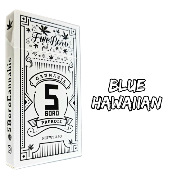 5Boro - Blue Hawaiian Preroll 5pk - 3.5g