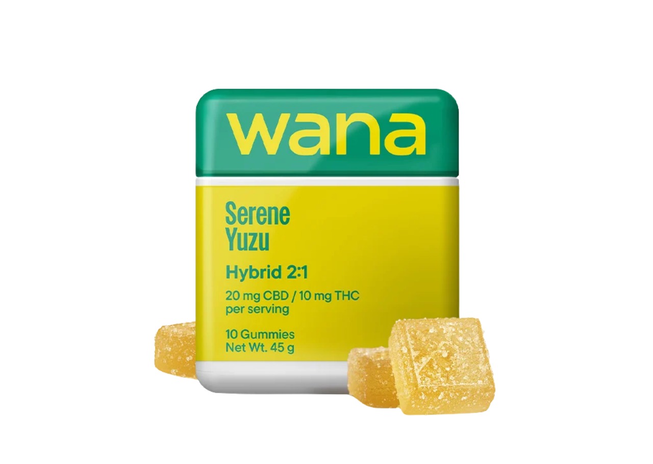 Wana - Gummies - Serene Yuzu (H) (2:1) (CBD:THC) 100mg