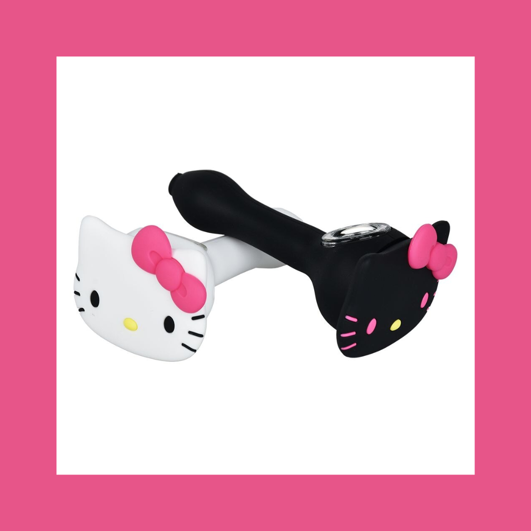 What's Up Kitty Cat Silicone Pipe product photo
