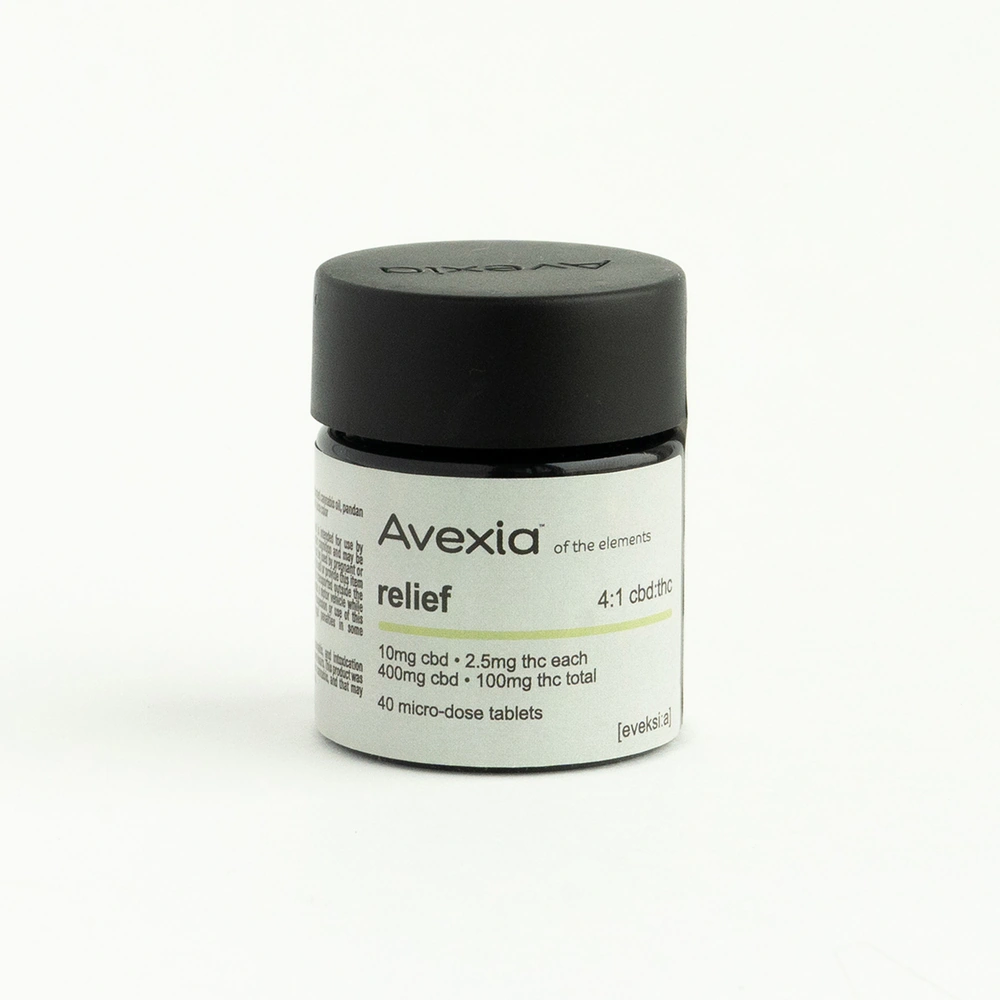 Relief Tablets CBD THC 40ct