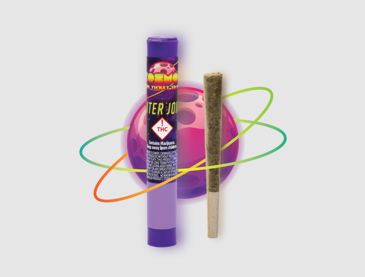 COSMOS Infused Joint 1g: Grape Dream