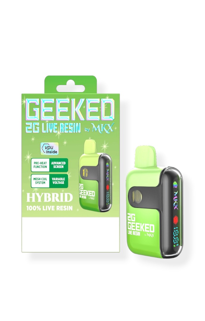 MKX - 2g Geeked Live Resin Disposable Vape - Gas Face
