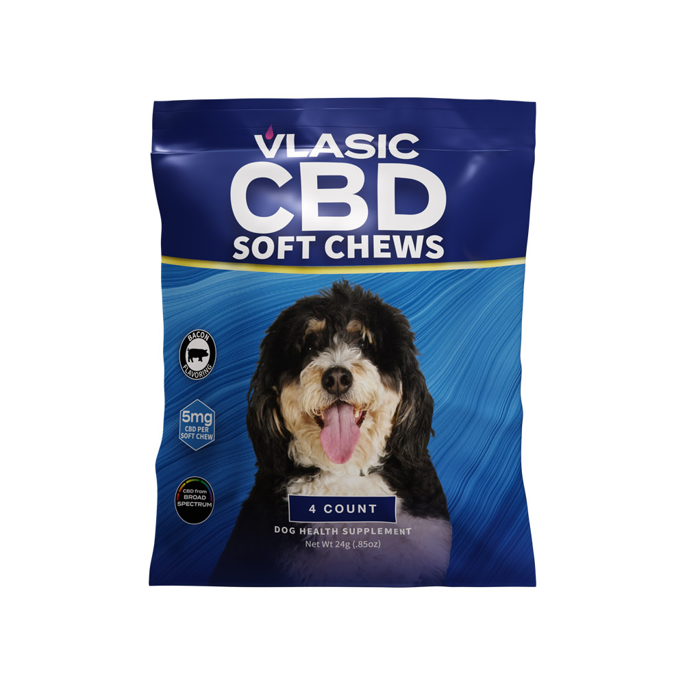 Mini Broad Spectrum CBD Dog Chews (Bacon Flavor) | 20mg