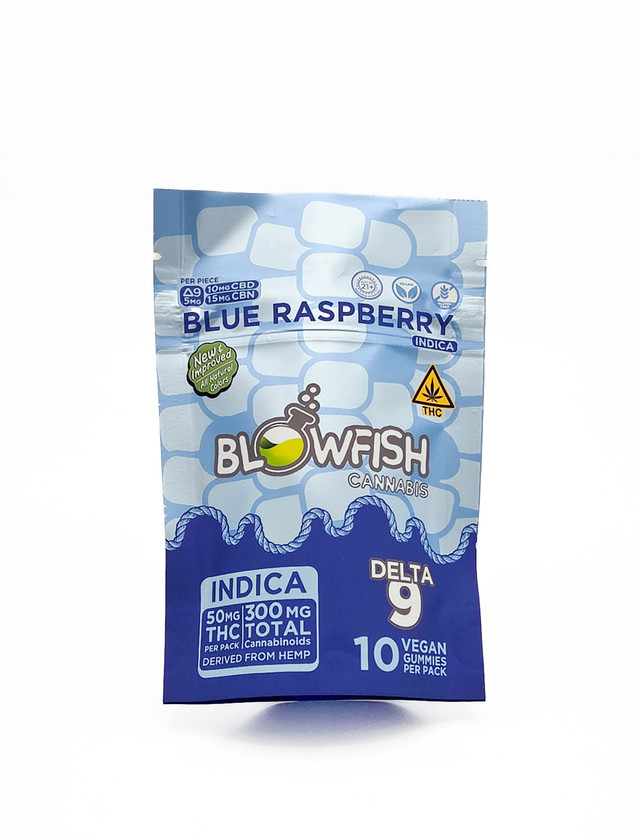 Blue Raspberry Indica 50mg
