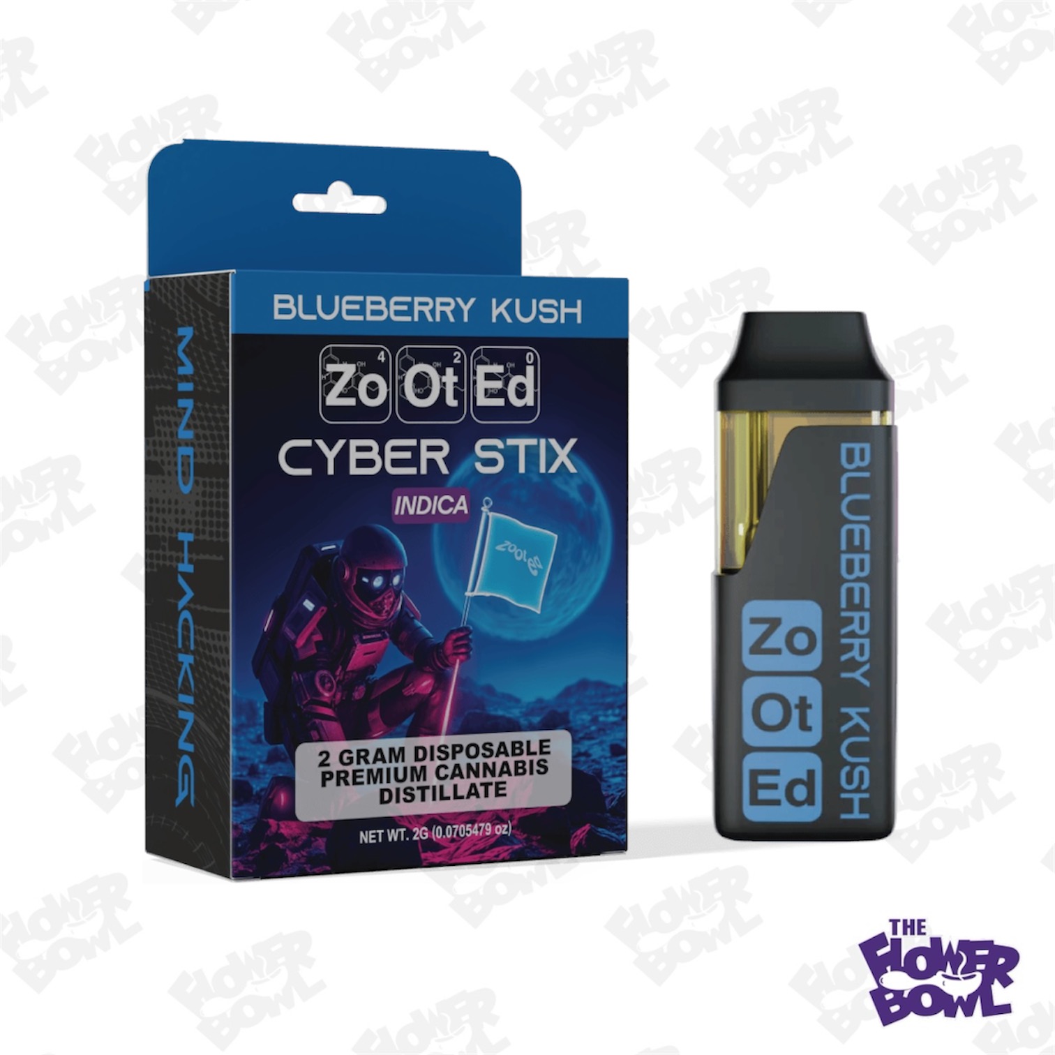 Zooted: Blueberry Kush 2G Disposable (I)