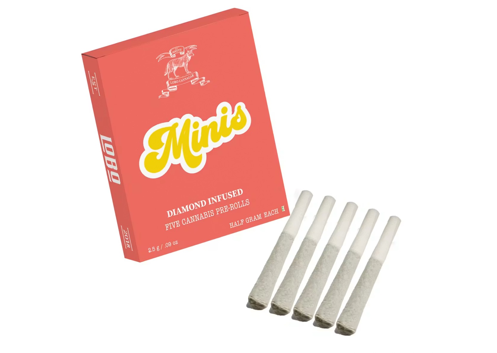 Lobo Gruntz Minis 5pk Infused Prerolls