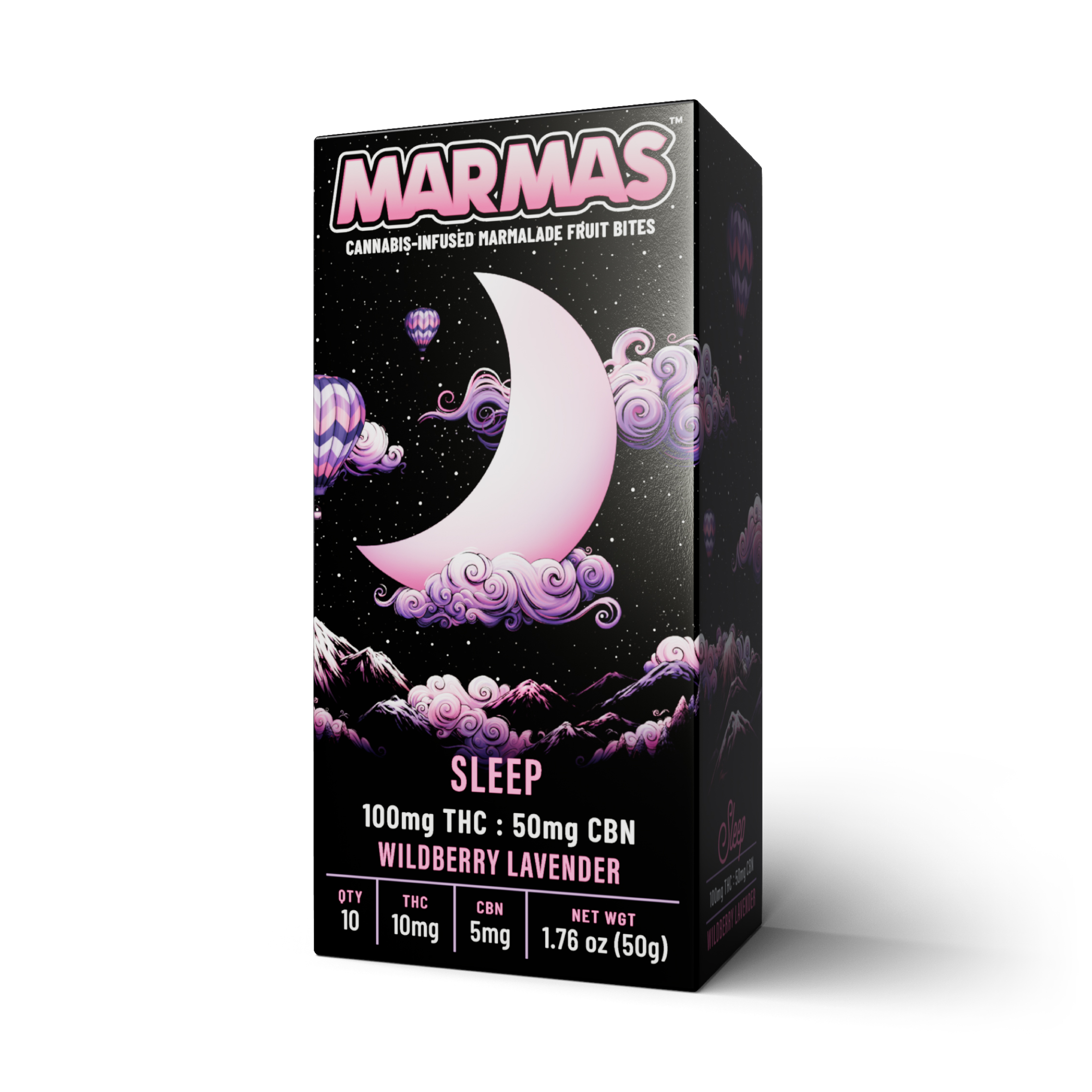 1:2 CBN Wildberry Lavender 150mg Marmas