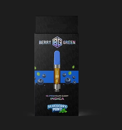 Cartridge | Blueberry Mint | 1g | Berry Green