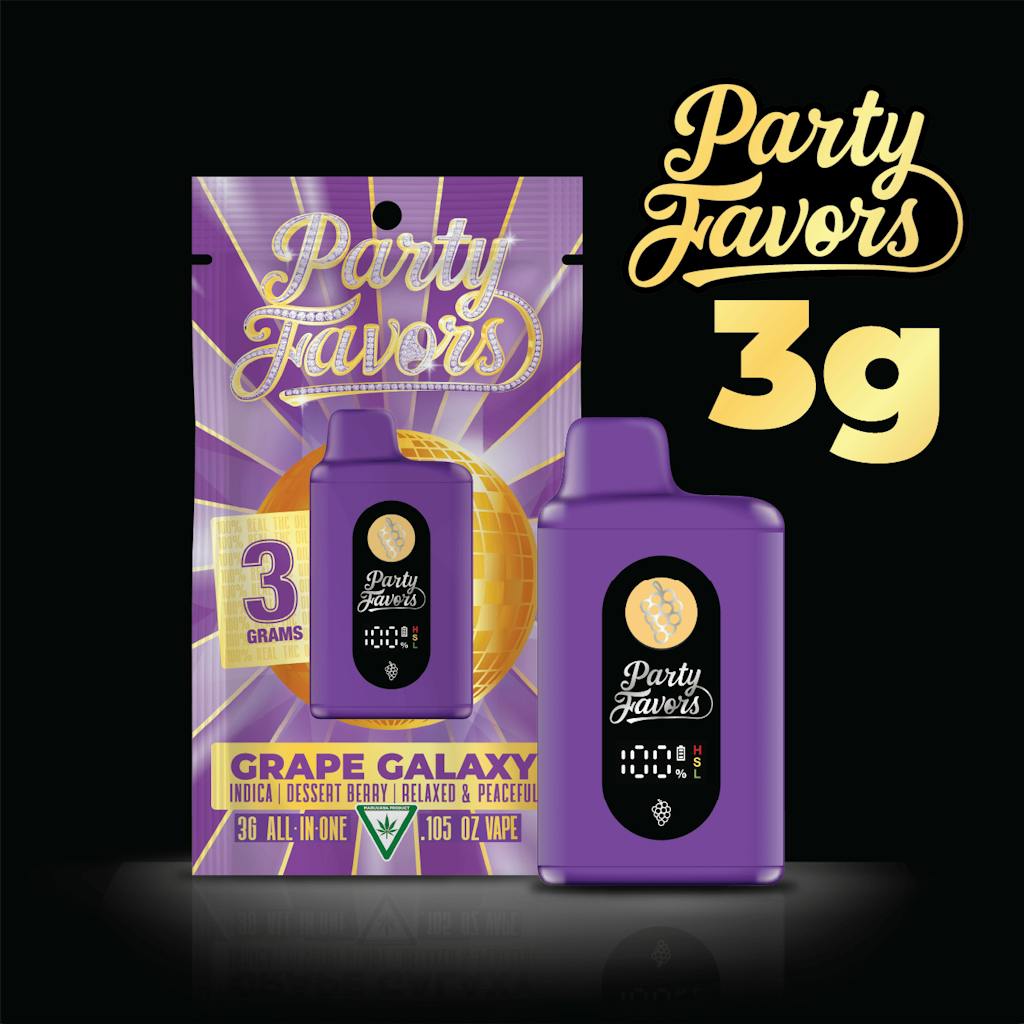 Party Favors - Juicebox | Grape Galaxy | 3g AIO