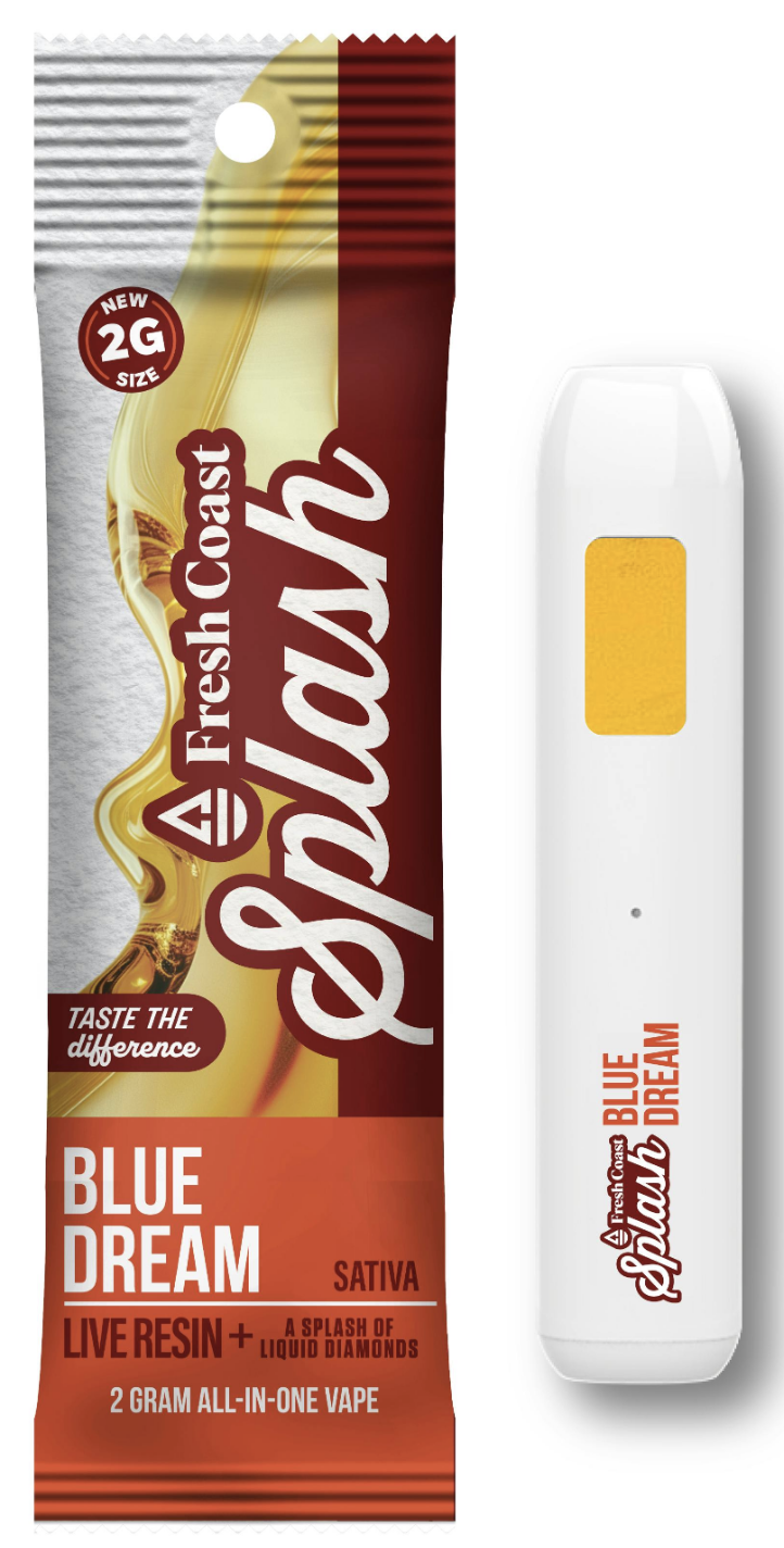 Splash - Live Resin Disposable Cart - Blue Dream