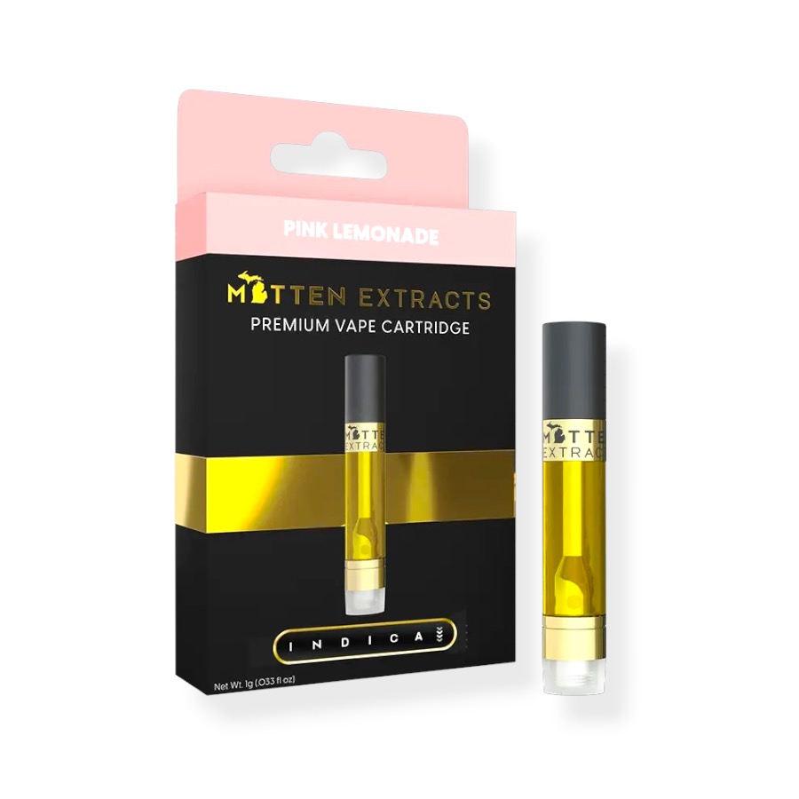 Mitten Extracts - 1g 510 Cartridge - Pink Lemonade