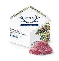 (16505) WYLD 100mg Huckleberry Gummies