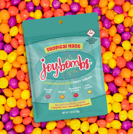 Joybombs - Tropical Haze - 40pk/100mg - Edibles