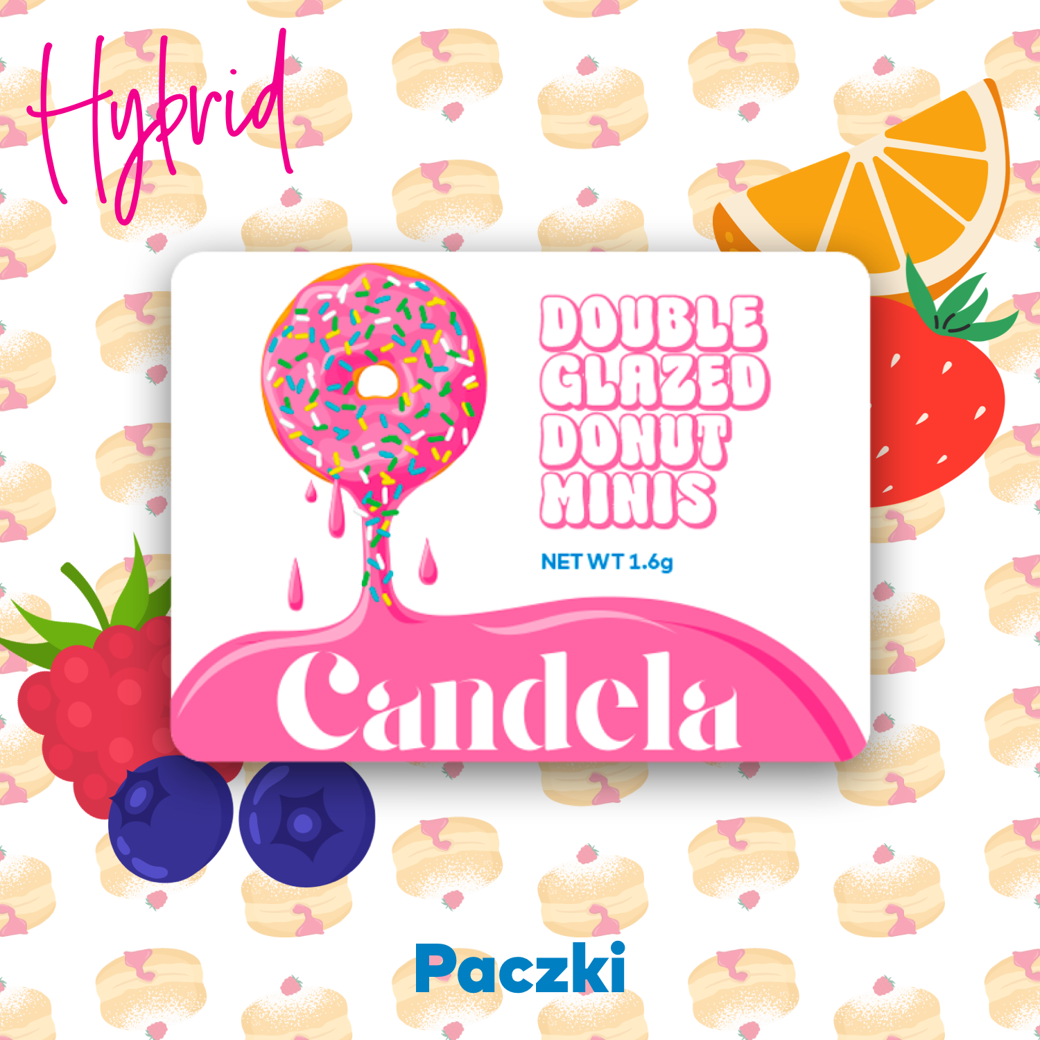 "Paczki" Double Glazed Donut Minis - 1.6G