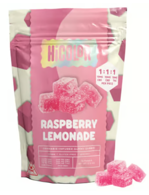Raspberry Lemonade 1:1:1 CBG:CBD:THC (10pk) 100mg