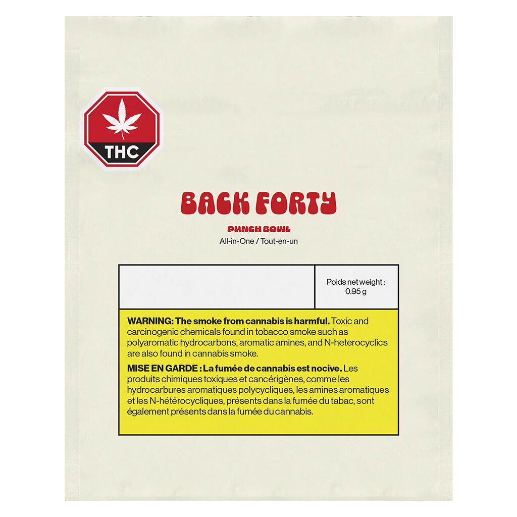 Back Forty - Punch Bowl All-In-One Vape - 0.95g
