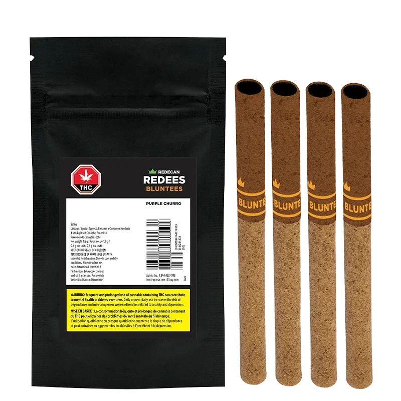 Purple Churro Redees Bluntees Pre-Roll 4x0.4g Pre-Rolls