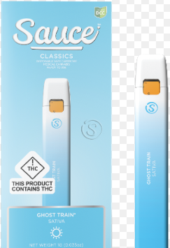 Sauce - Essentials: Live Resin Disposable - Ghost Train Haze (S)