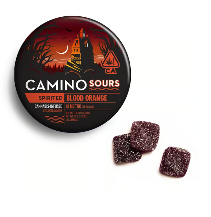 Camino Sours | Spirited - Blood Orange - LTO | Gummies | 10pk | 100mg