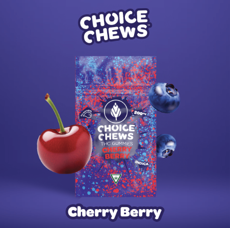 CHOICE | GUMMIES 200MG | CHERRY BERRY | INDICA