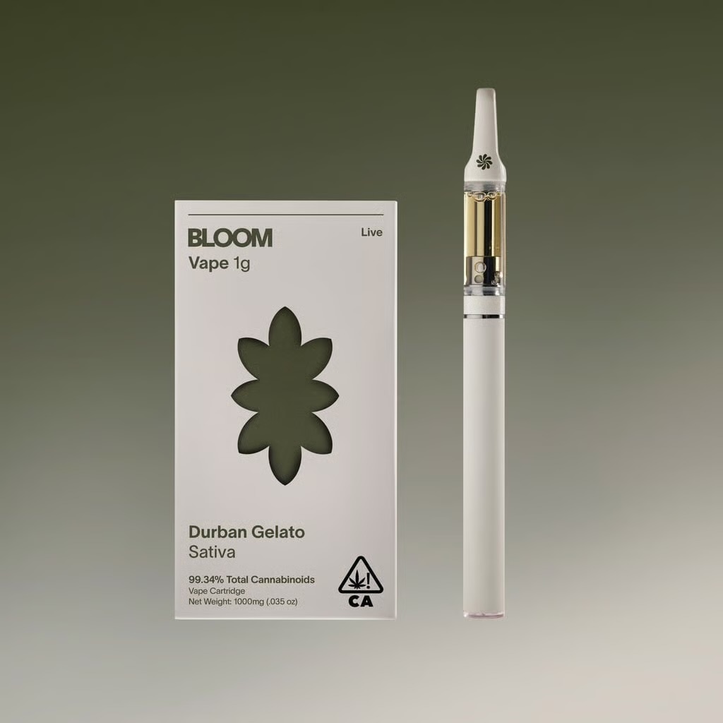 Durban Gelato Live CDT Distillate Cartridge: 1g