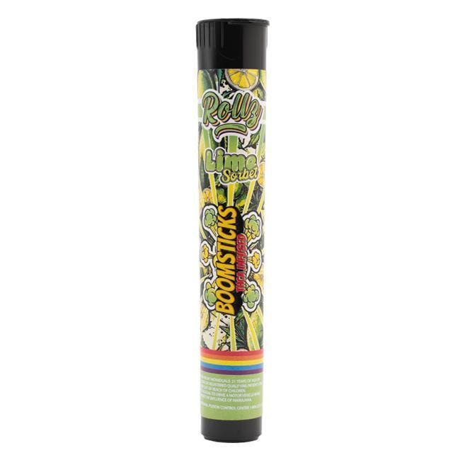 Rollz | Lime Sorbet Boomstick THCA Infused Pre-Roll | 1g