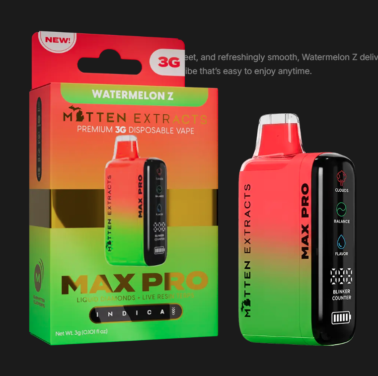 Mitten Extracts MAX PRO Disposable - Watermelon Z