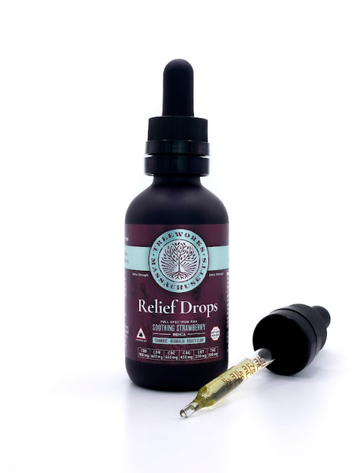 Relief Drops | Indica Tincture | 2900mg* TAC (900mg CBD | 600mg CBN | 600mg CBC | 400mg CBG | 200mg CBT | 200mg THC)* product photo